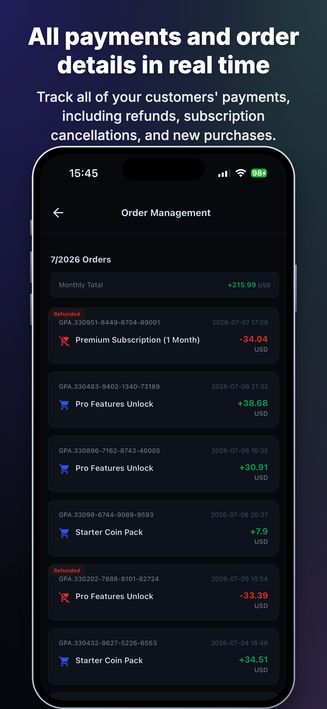 Dark Mode UI